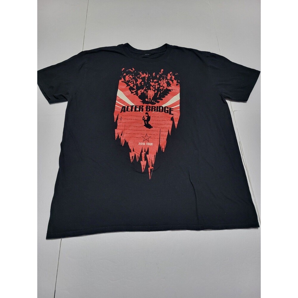 (#L3) ALTER BRIDGE 2016 Tour T-SHIRT Men’s L Large Black Band Concert Tour